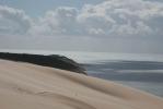 Vue de l'océan depuis les dunes