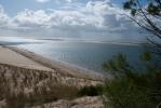 Vue de l'océan depuis les dunes
